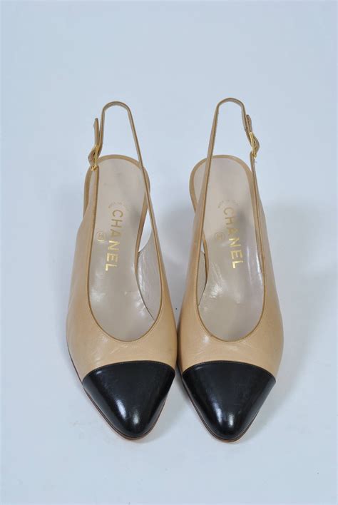 vintage chanel slingbacks